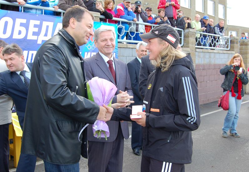 Биатлон. Яна Романова на летнем чемпионате России, Уфа-2009