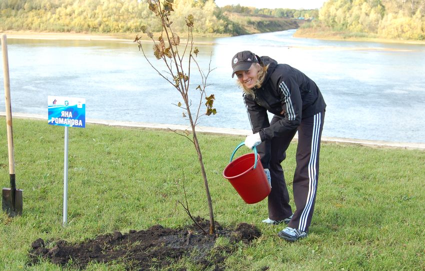 Биатлон. Яна Романова на летнем чемпионате России, Уфа-2009