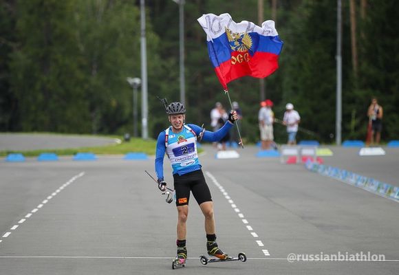 Сборная РФ выиграла смешанную эстафету на летнем ЧМ по биатлону в Чайковском