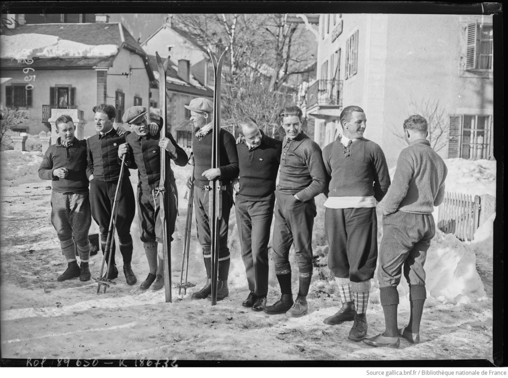 Норвежские лыжники в Шамони