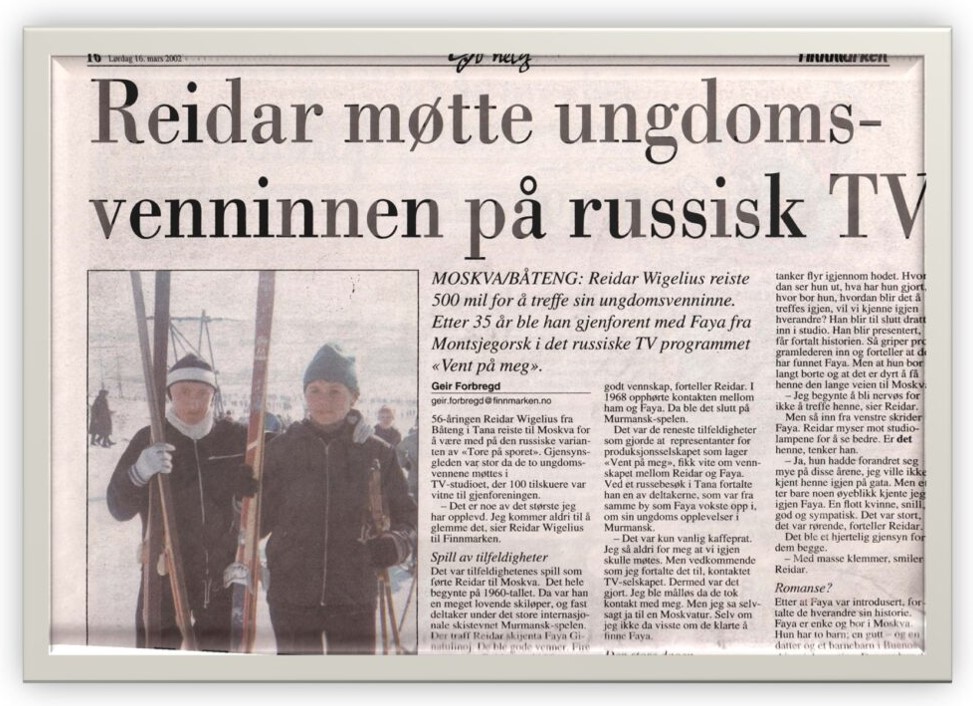 Газета Finmarken 16.03.2002