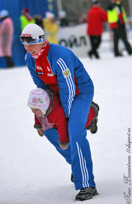 Алёна Сидько с дочкой