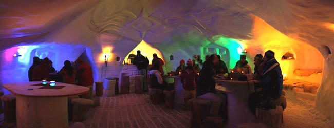 Ледяной ресторан Alpeniglu®Dorf