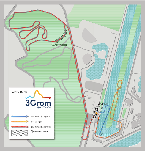 Крылатское схема трасс