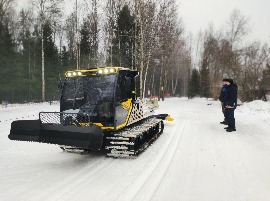 Первые испытания нового ратрака "SNOW RABBIT 3" в ГАБО.