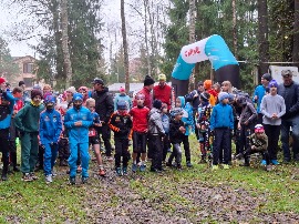 Перед стартом детского забега.