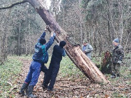 Субботник на трассе. 04.11.2023.