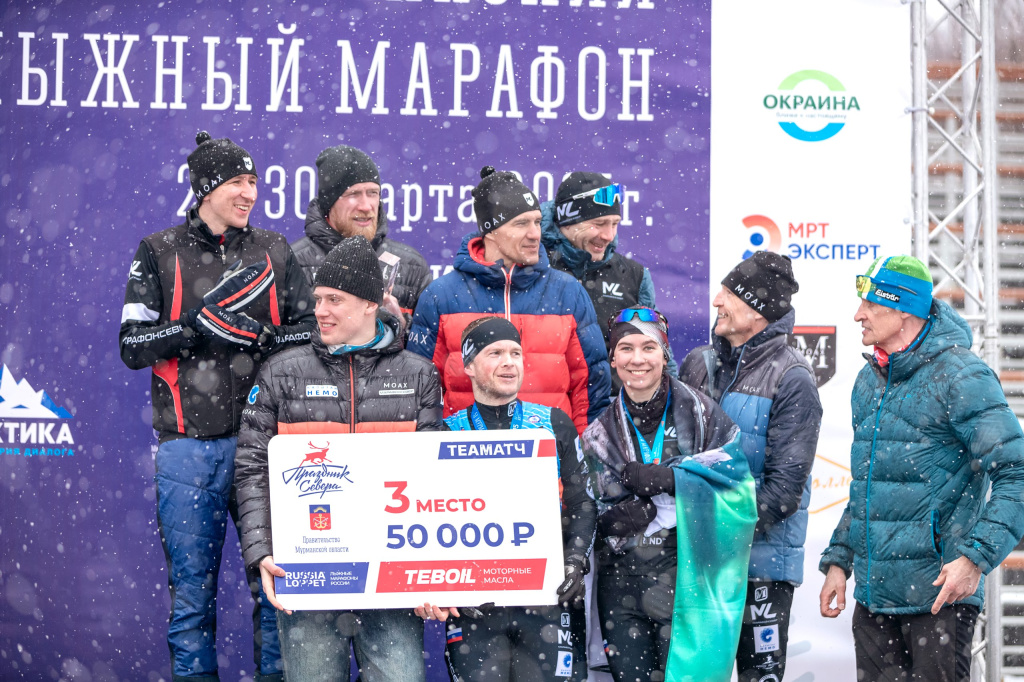 Команда «Марафон Север» на серии стартов Кубка лыжных марафонов RussiaLoppet