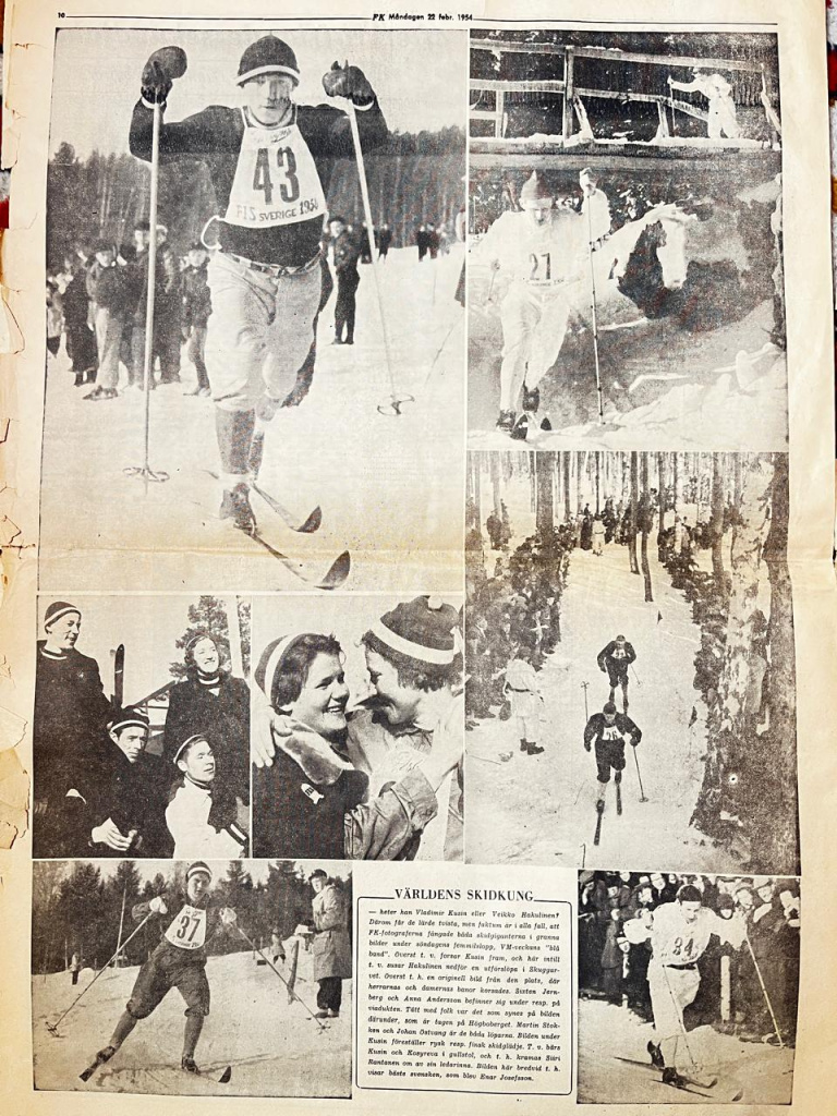 Шведская газета Dala-Demokraten (1954 г.)