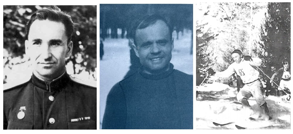 Слева направо: Анатолий Борин, Иван Рогожин, Василий Смирнов