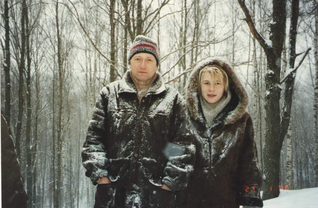 Пётр и Ирина Тихоновичи. 1996 год. 