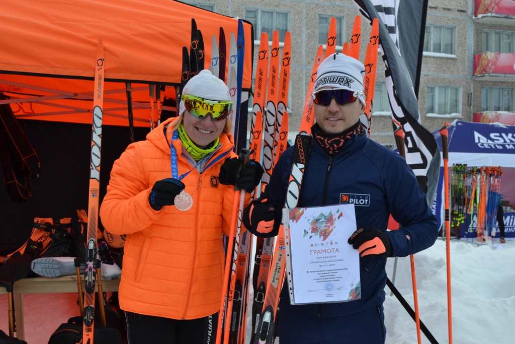 Валентина Каминская на лыжах Yoko уже стала призером 84-го Праздника Севера в гонке на 10 км классическим стилем