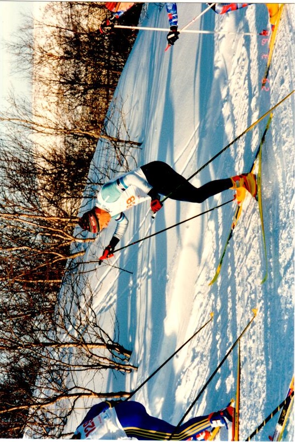 Пётр Тихонович на Марафоне Праздника Севера 1998 года. 