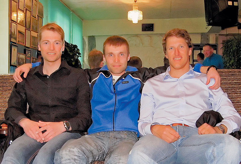 После «Авачинского марафона» с известными биатлонистами Александром Усом и Ларсом Бергером, которые также приняли участие в гонке