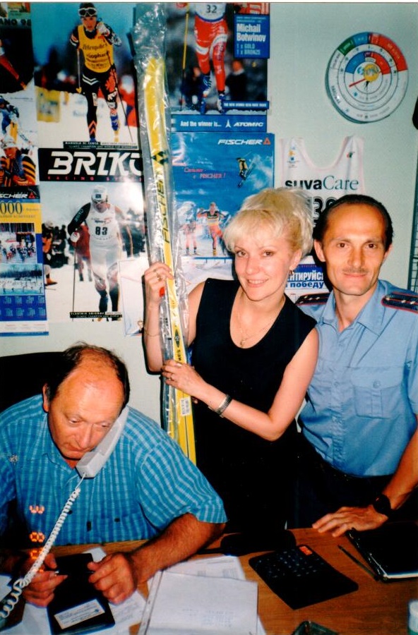 Пётр за работой. 2001 год. 