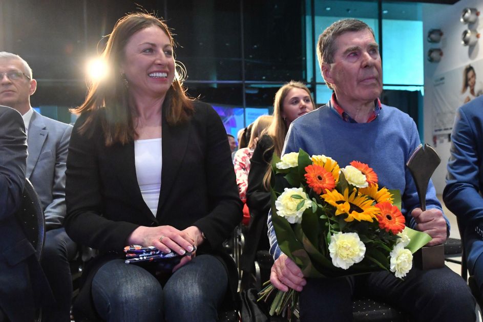 Юстина Ковальчик и Александр Веретельный 