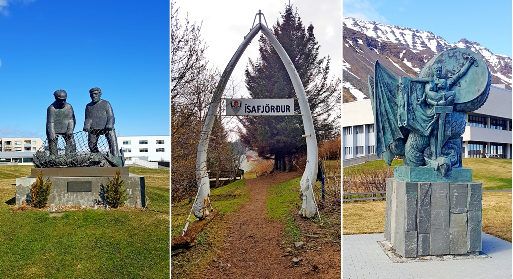 Немногочисленные памятники Исафьордюра 