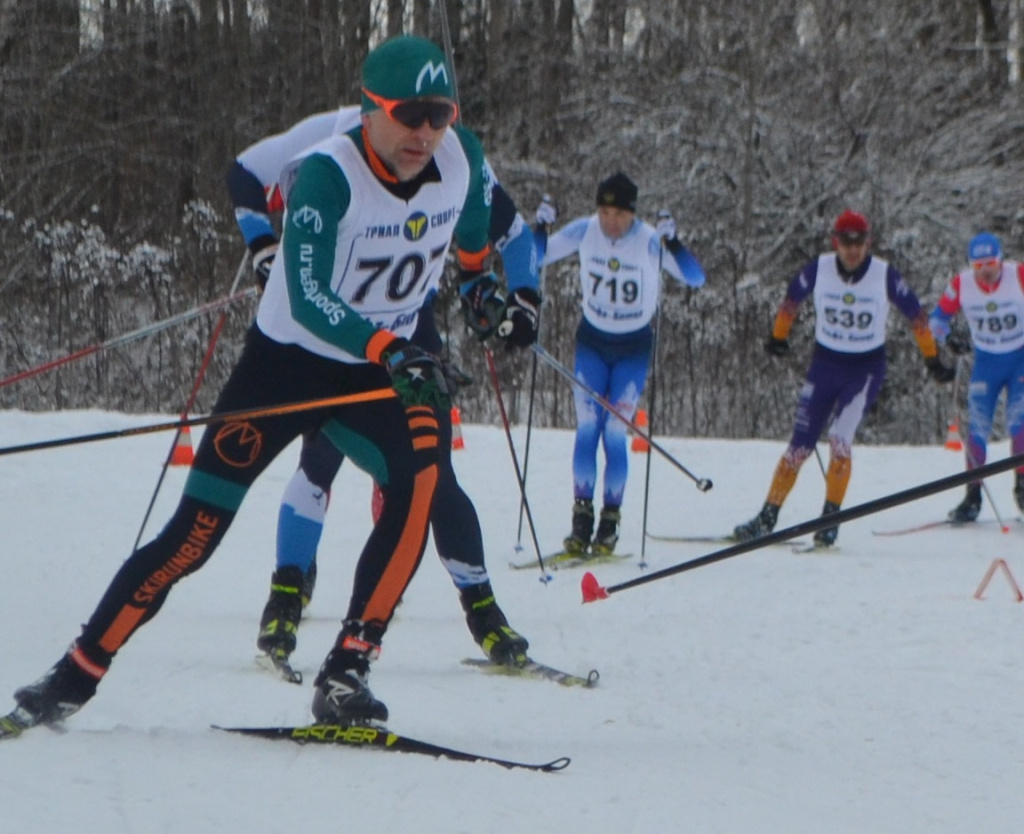 Александр Малыгин - на&nbsp;трассе&nbsp;гонки.