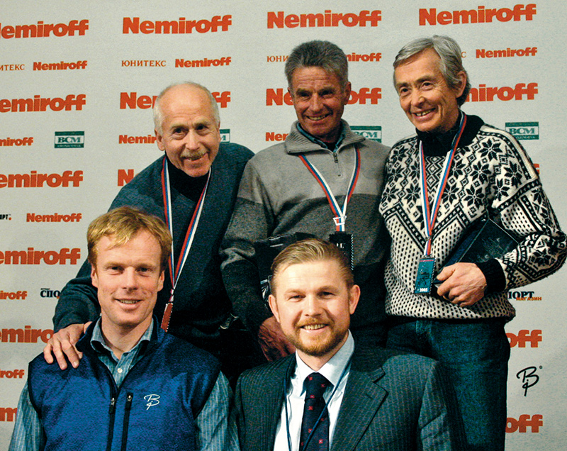 Традиционное фото на память с Бьорном Дэли и Александром Кулаковым победителей одной из самых старших возрастных групп.