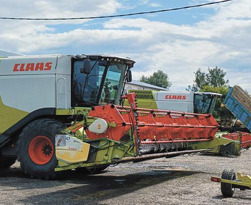 Эи два комбайна прибыли со Ставрополья.