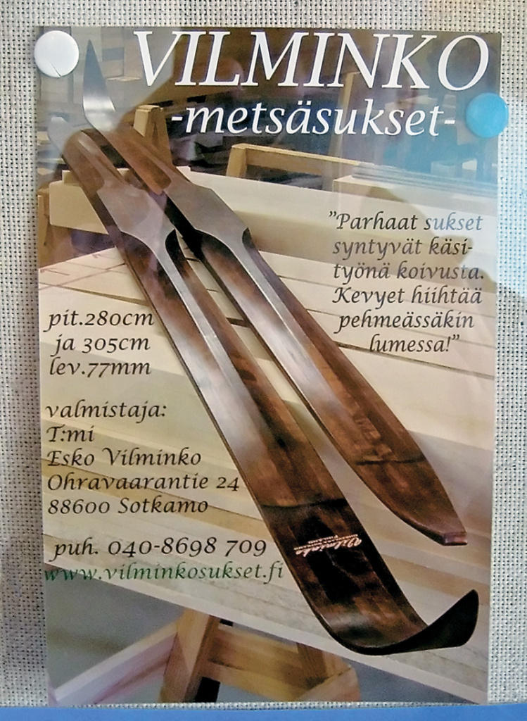 Это и есть та «волшебная» открытка, пришпиленная на информационном стенде в сноубордическом тоннеле, что привела меня в итоге к Эско Вилминко. 