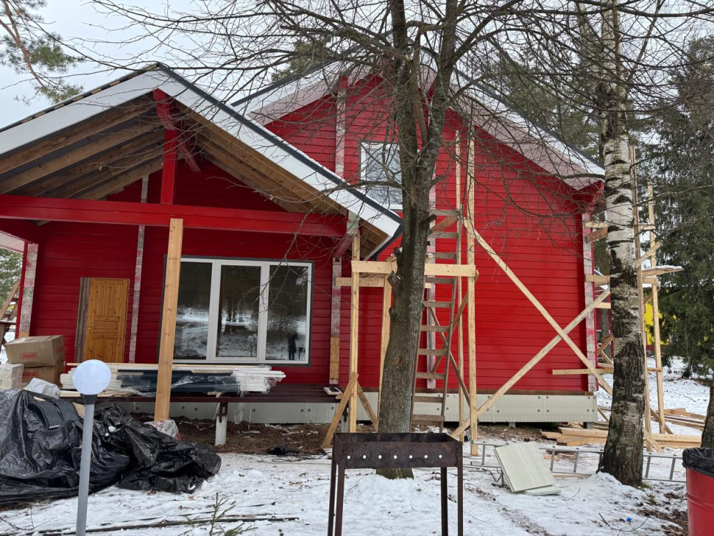 Завершается строительство новой гостиницы.