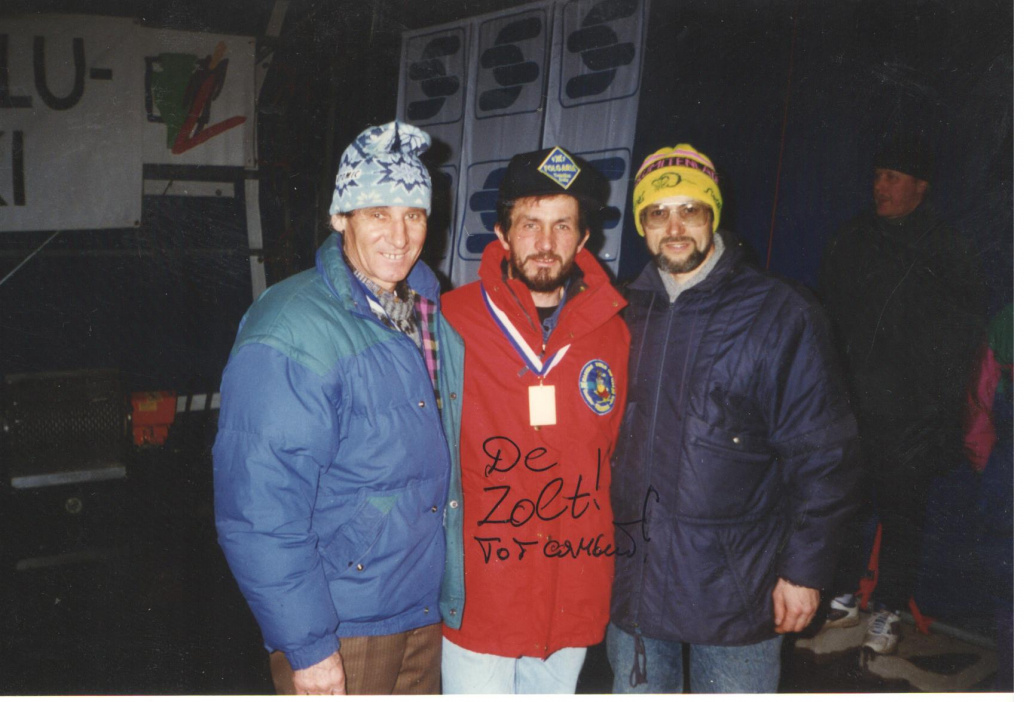 С легендарным Маурицио Де Зольтом после награждения на КММ в Куопио (Финляндия, 1996 г.) 