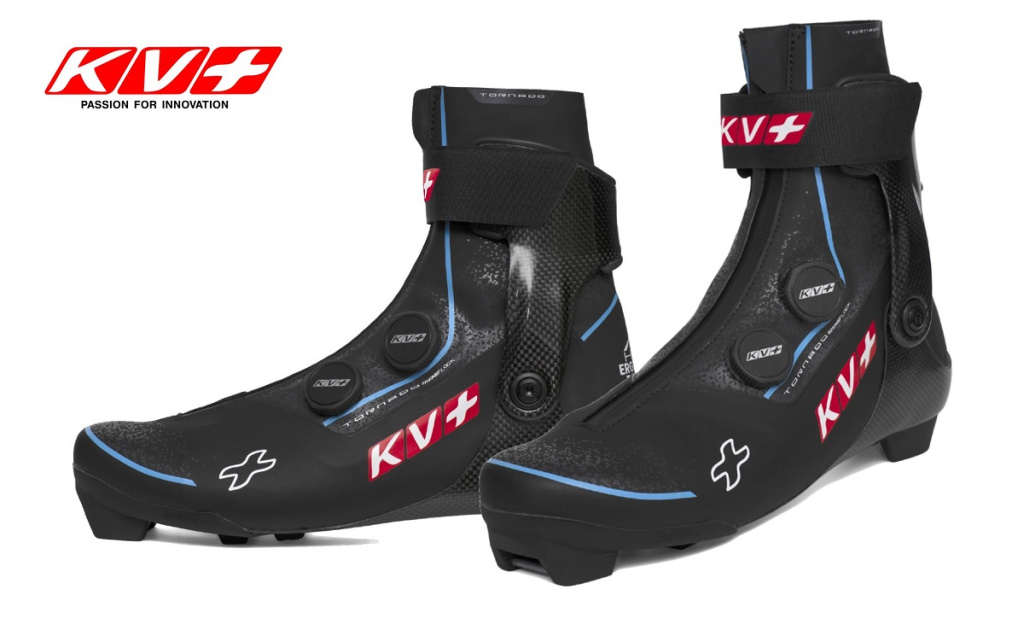 Карбоновый ботинок KV+ Tornado с двумя регуляторами натяжения шнуровки FASTLOCK.