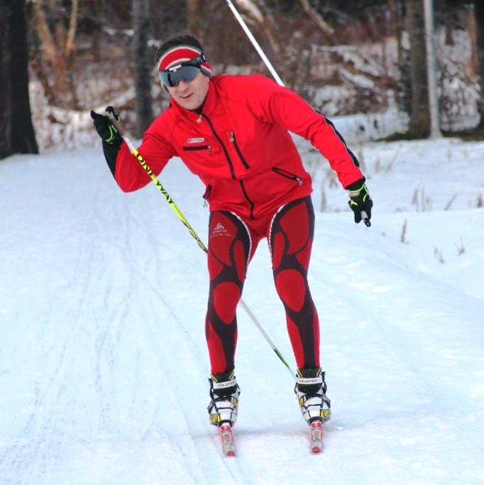 9. Первый снег на Санте (лыжная база в Южно-Сахалинске, место финиша Сахалинского лыжного марафона).