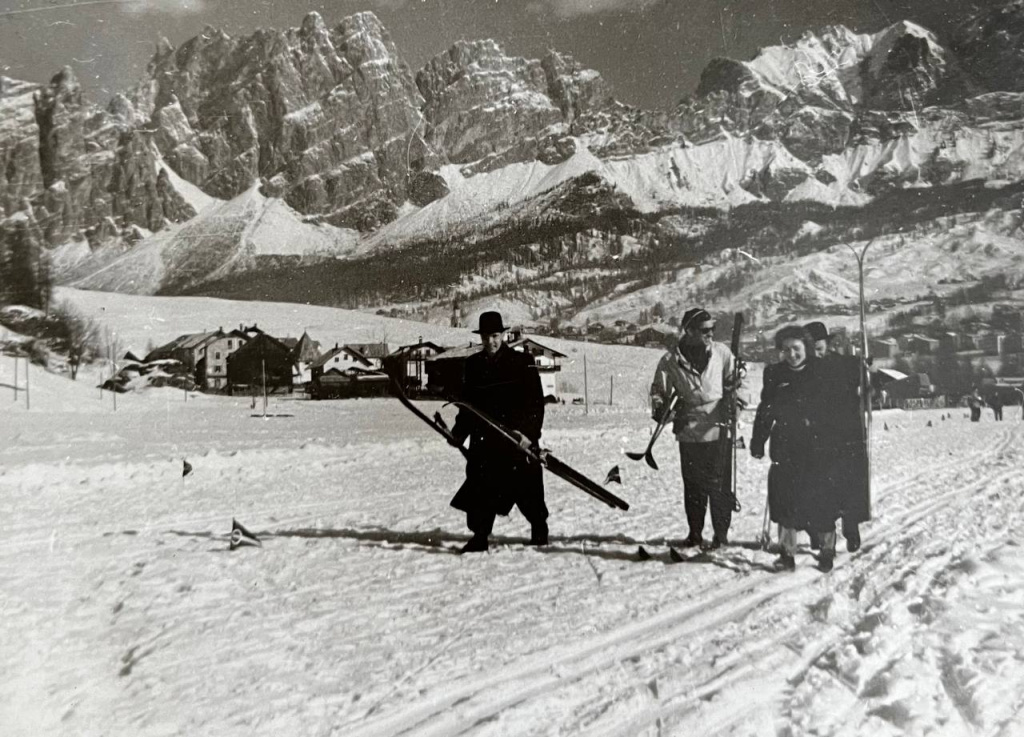 Тестирование лыж на Олмпийских играх 1956 г. 
