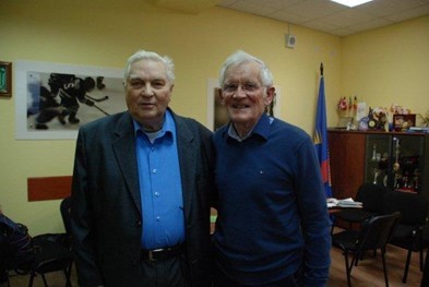 Руководитель спорткомитета с 1961 по 1982 год Станислав Ясменский и Арне Ульванг