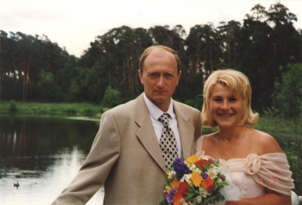 Свадебное фото. Пётр и Ирина Тихоновичи.