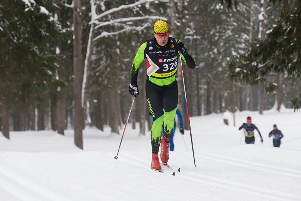 Пётр Кузнецов на трассе классического Николова Перевоза в Пересвете. 